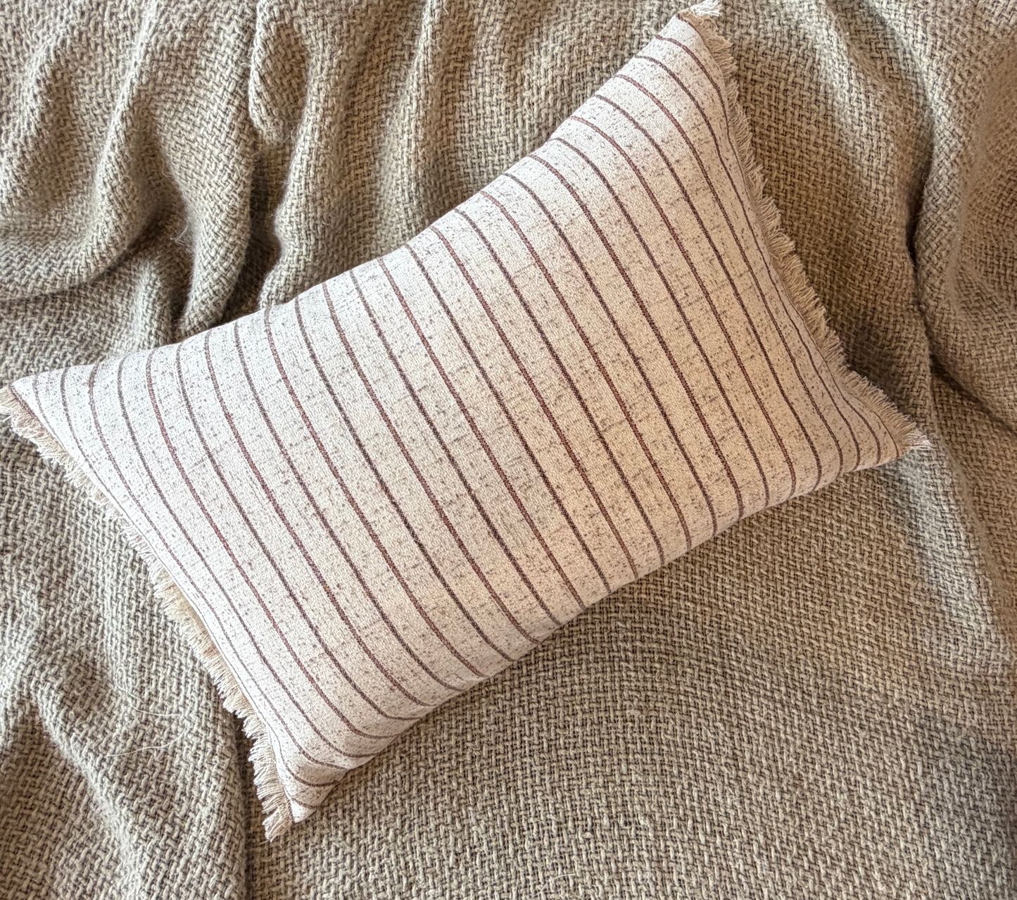 Remnants Series 018 — Italian wool lumbar