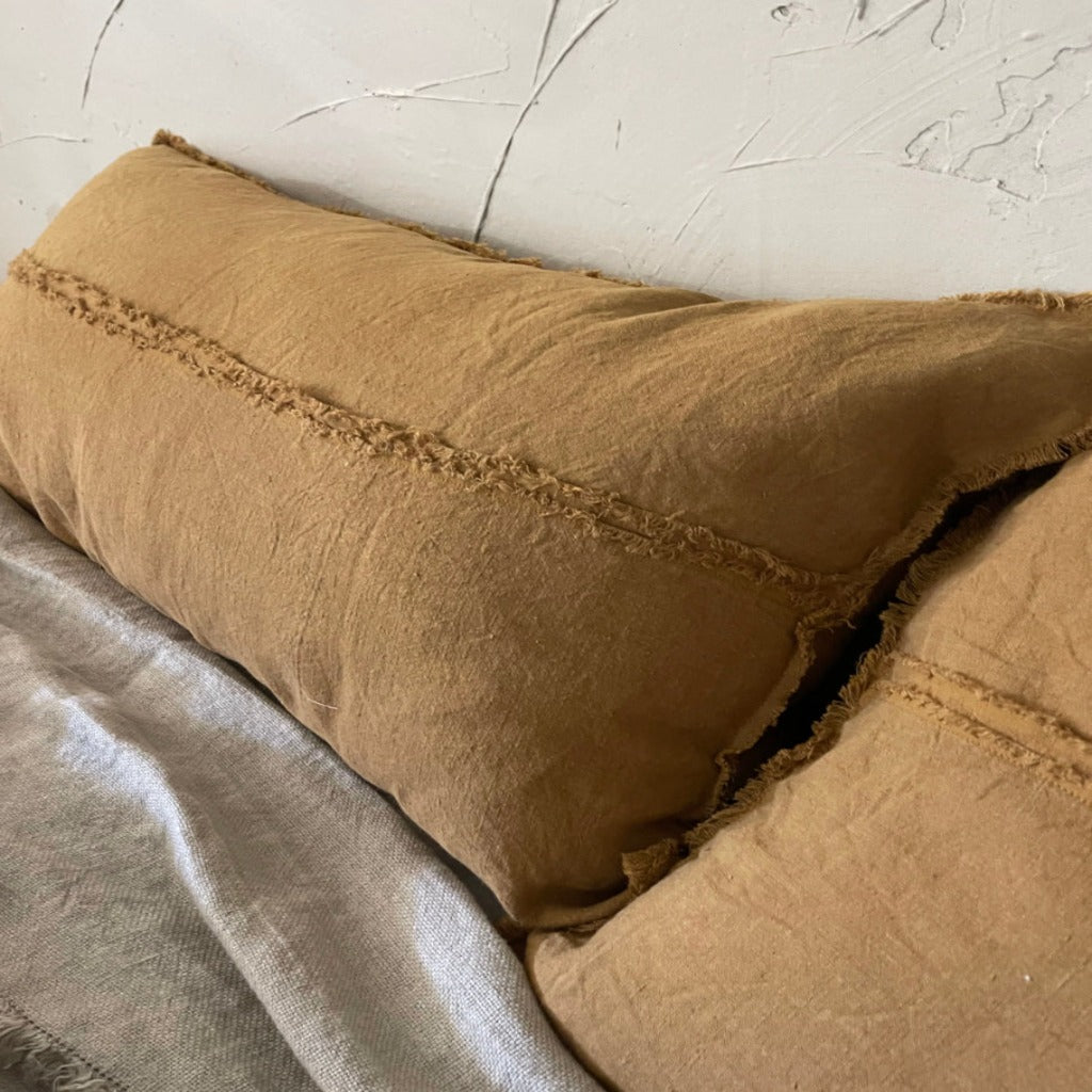 Stone washed Hemp Bedcover - TERRA