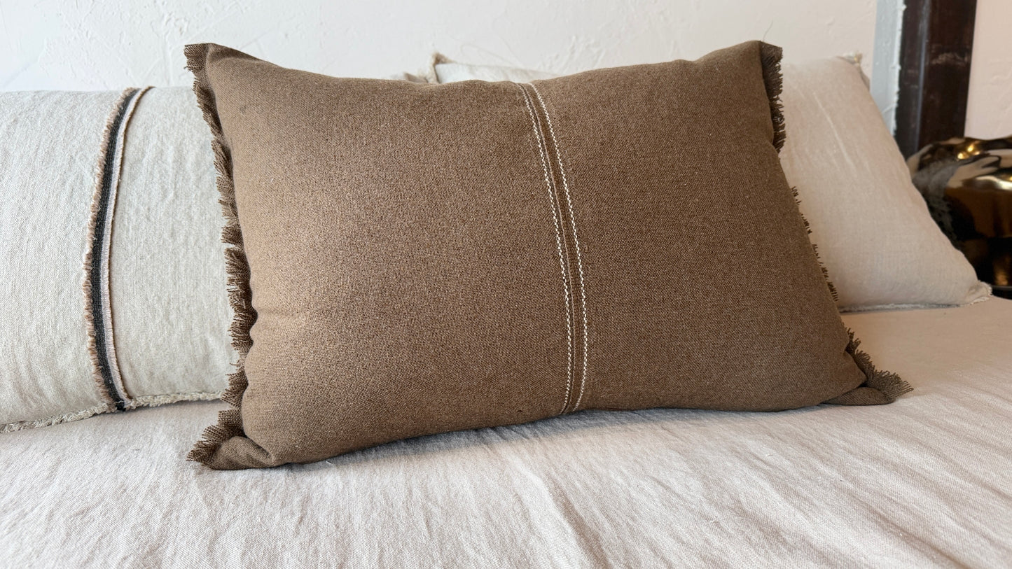 Remnants Series 020 — Italian wool cushion