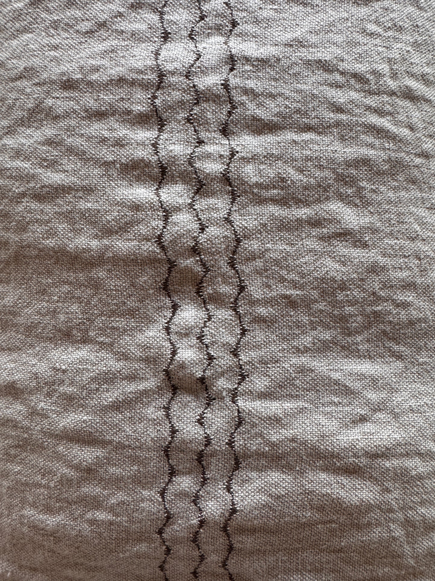 Embroidered Bedcover - Sable