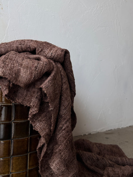 Wild silk Hand loomed throw -002