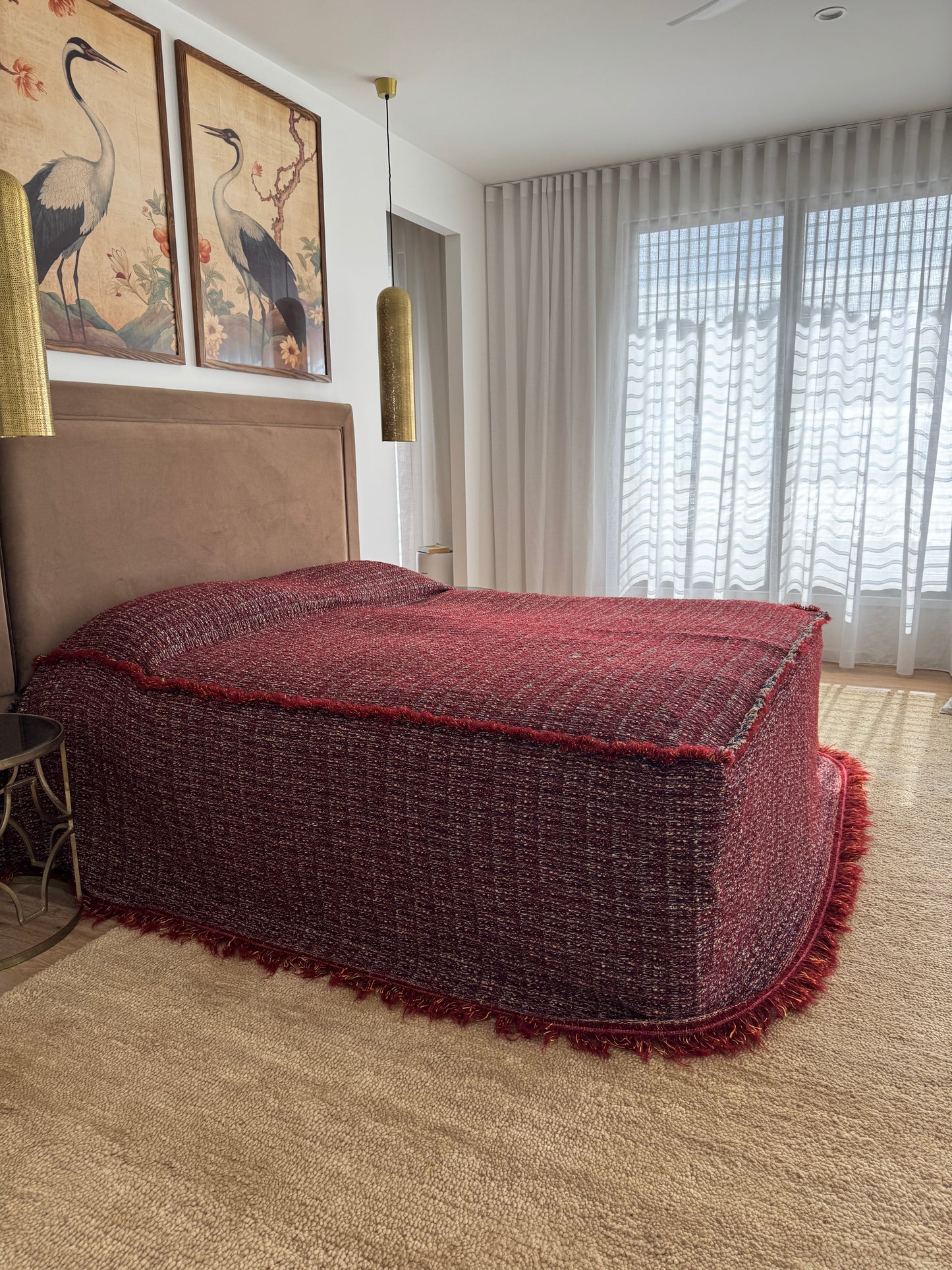 Remnants of Chanel Fitted Bedcover