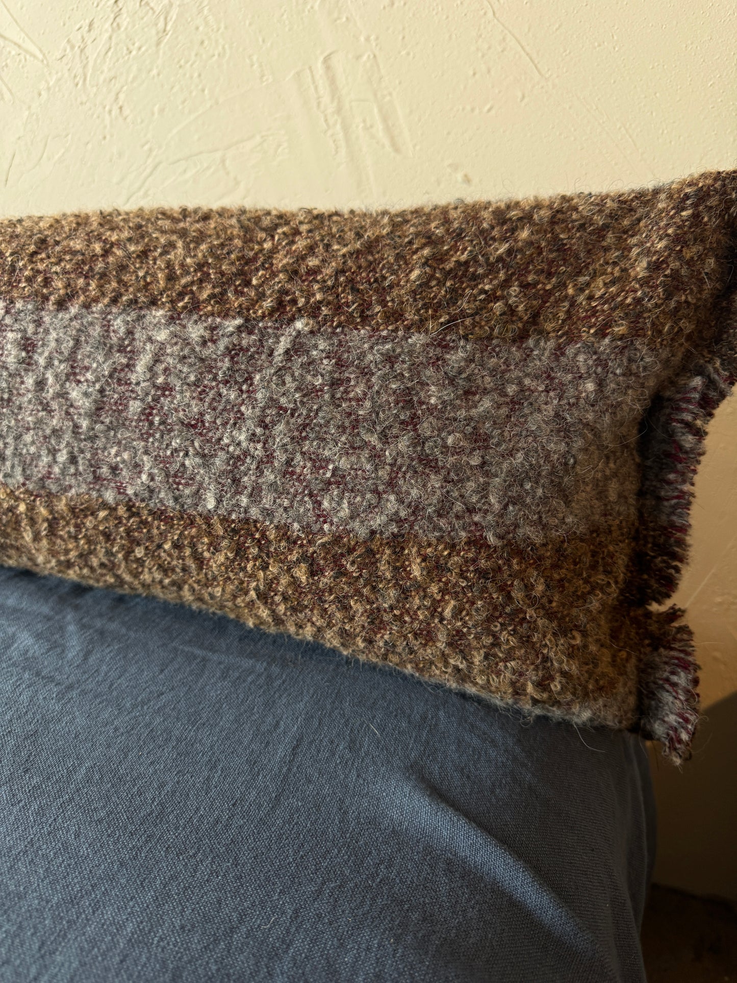 REMNANTS SERIES - cushion No. 006 Italian wool and Alpaca