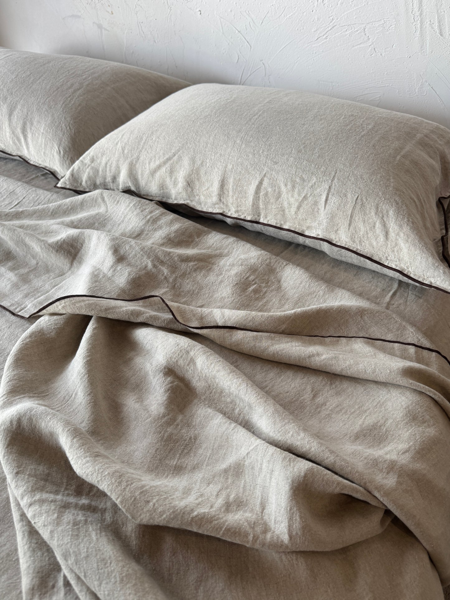 Natural Linen pillowcase set by Melìse Smith