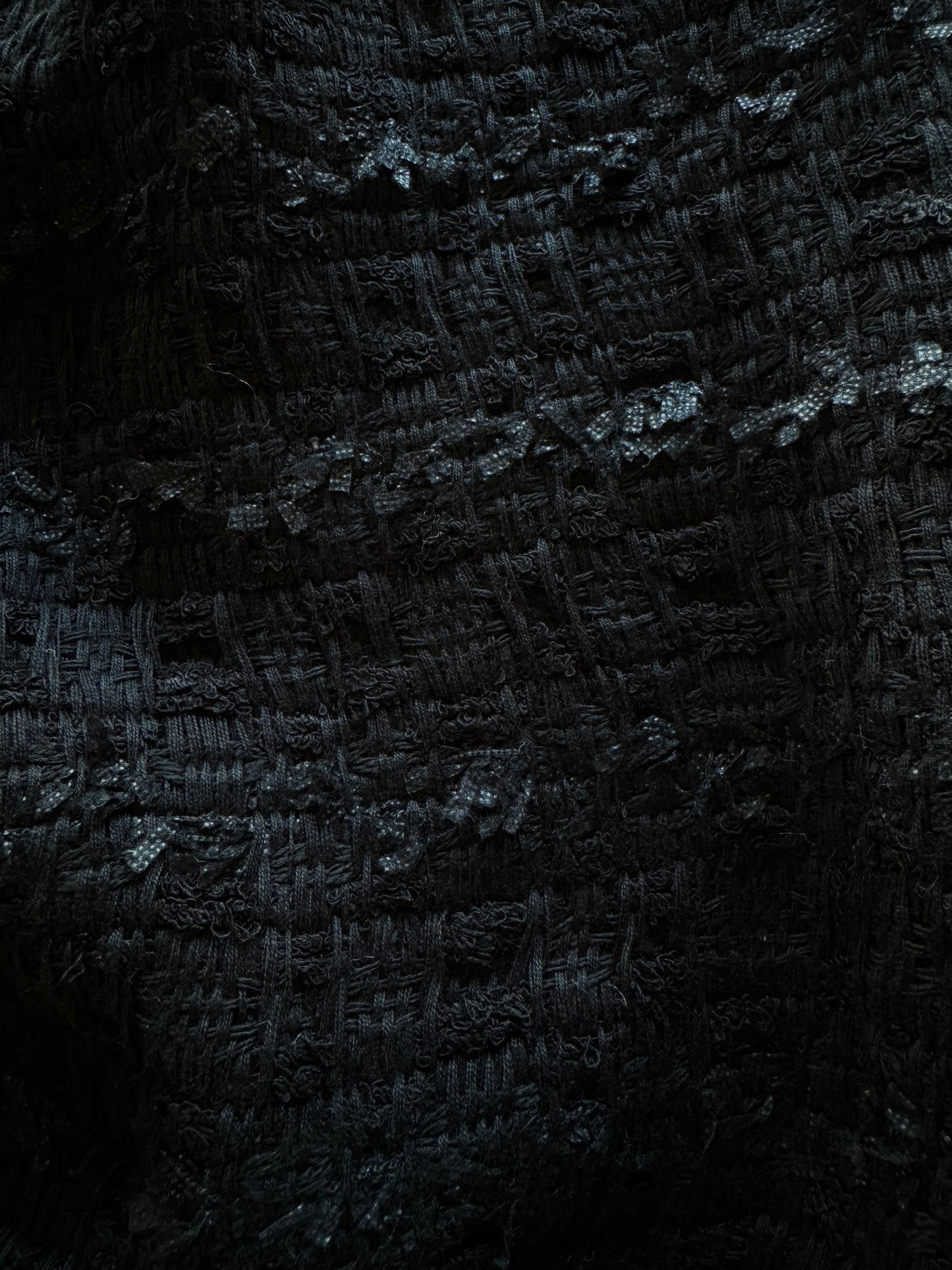 Remnants of Chanel - half blanket Black