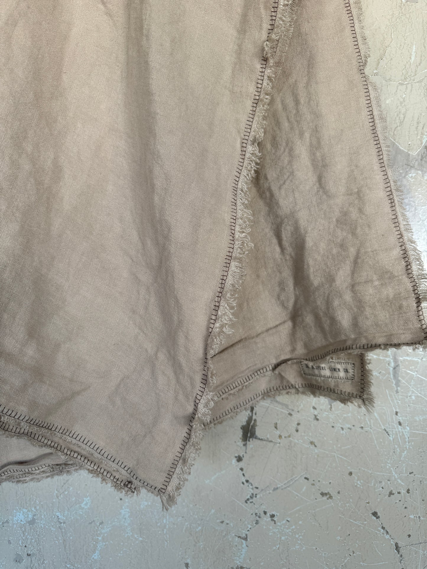 Linen Bed End - SABLE