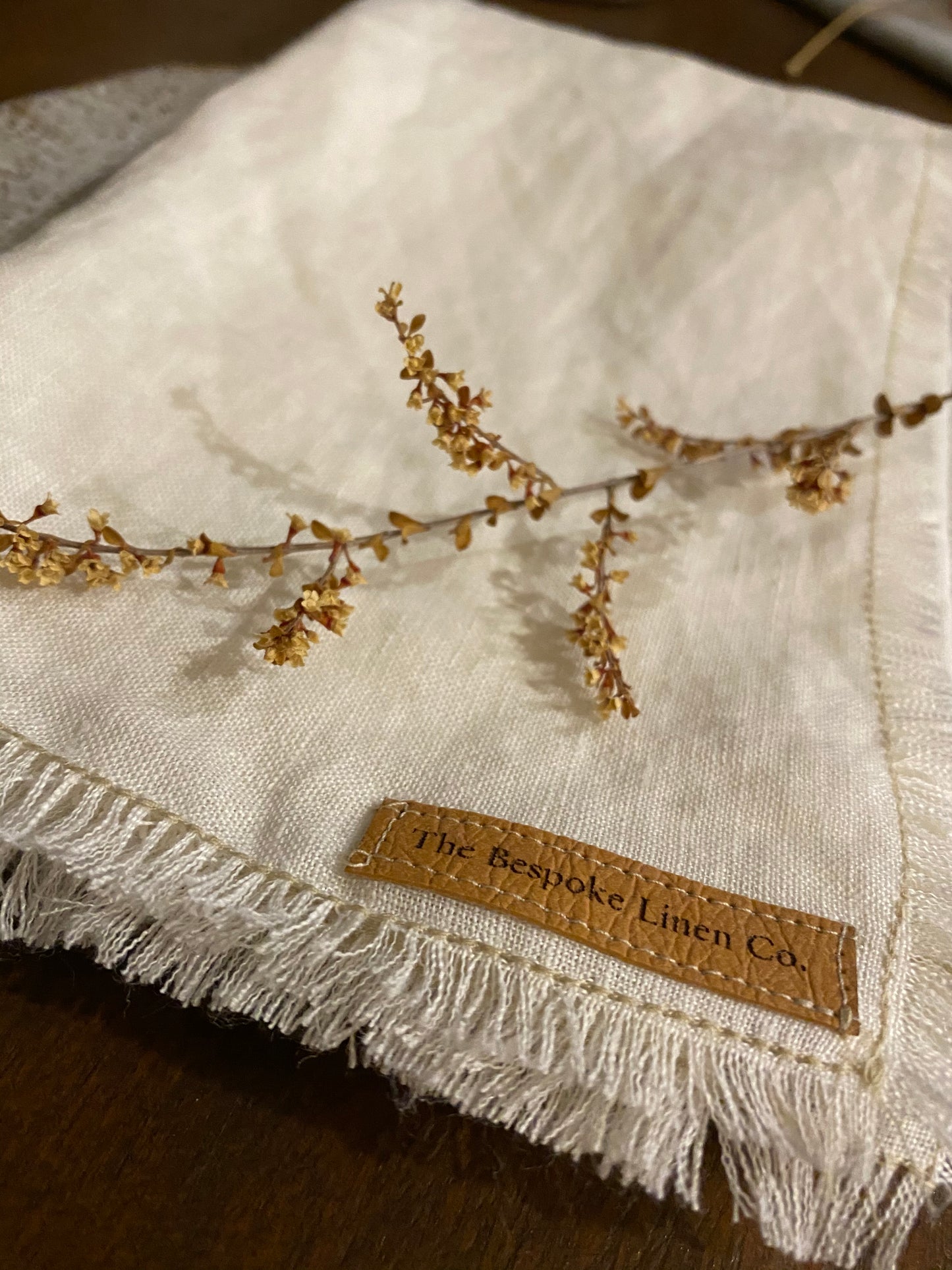 Traditional Weave Napkin Set- Alabaster