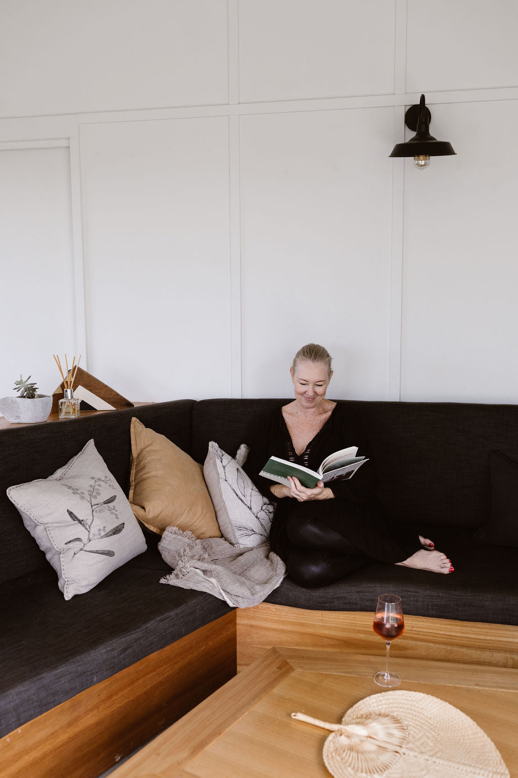 Linen Cushion - Wattle