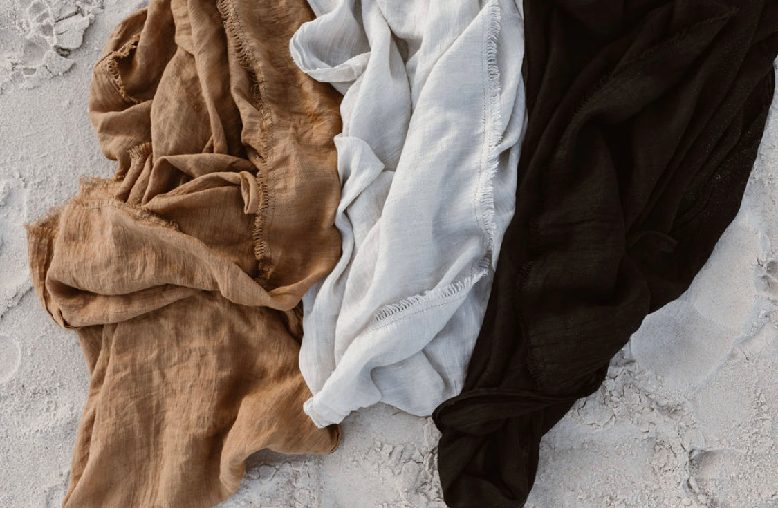 Fringed Sarong - Noir