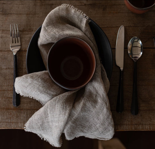 Guaze Napkin Set-  Clay