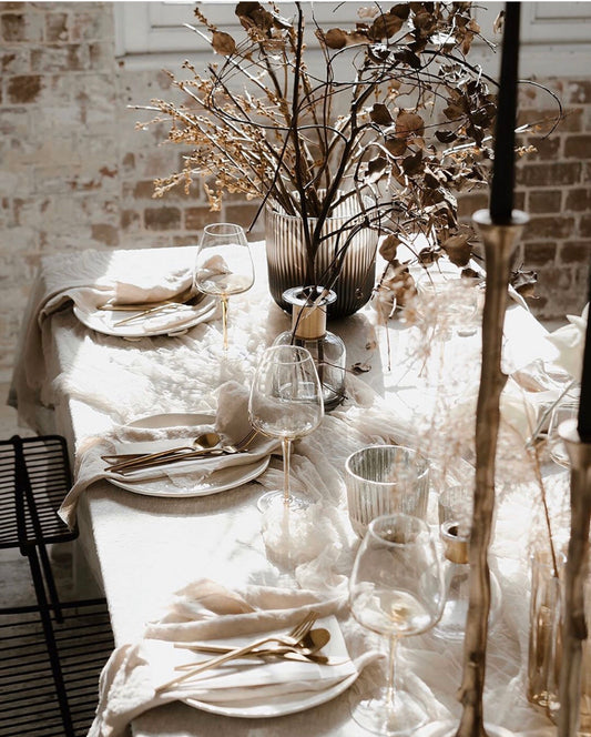 Fray Edge Linen Tablecloth - Nue