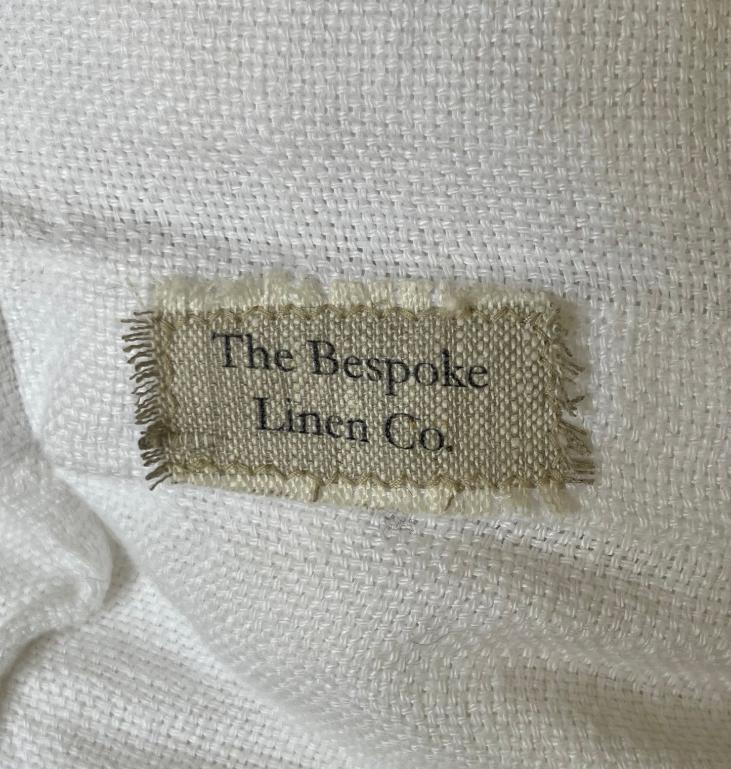 Rustique Euro Cushion - Blanc