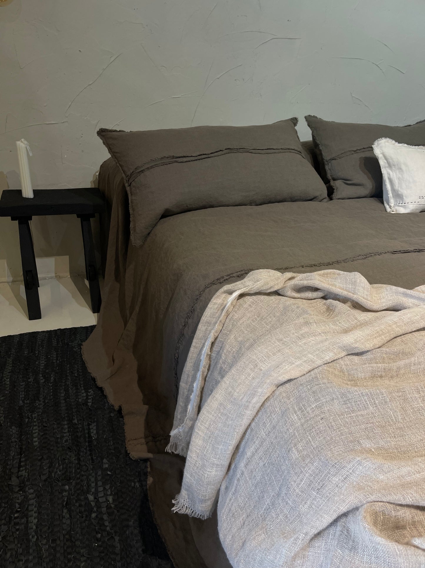 Stone washed Hemp King Pillow - COCO