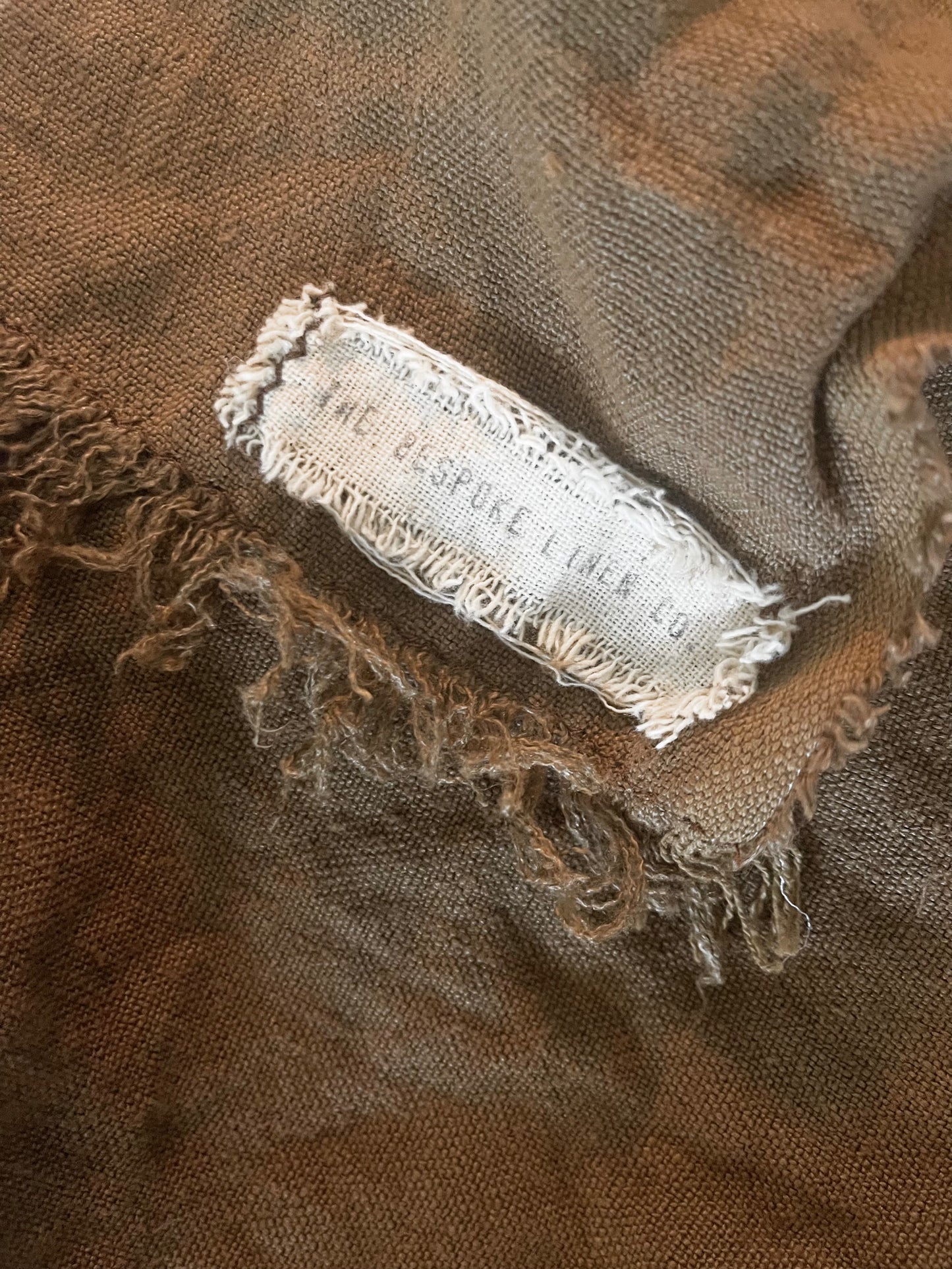 Heavyweight Flax Linen Bedcover - CANNELLE