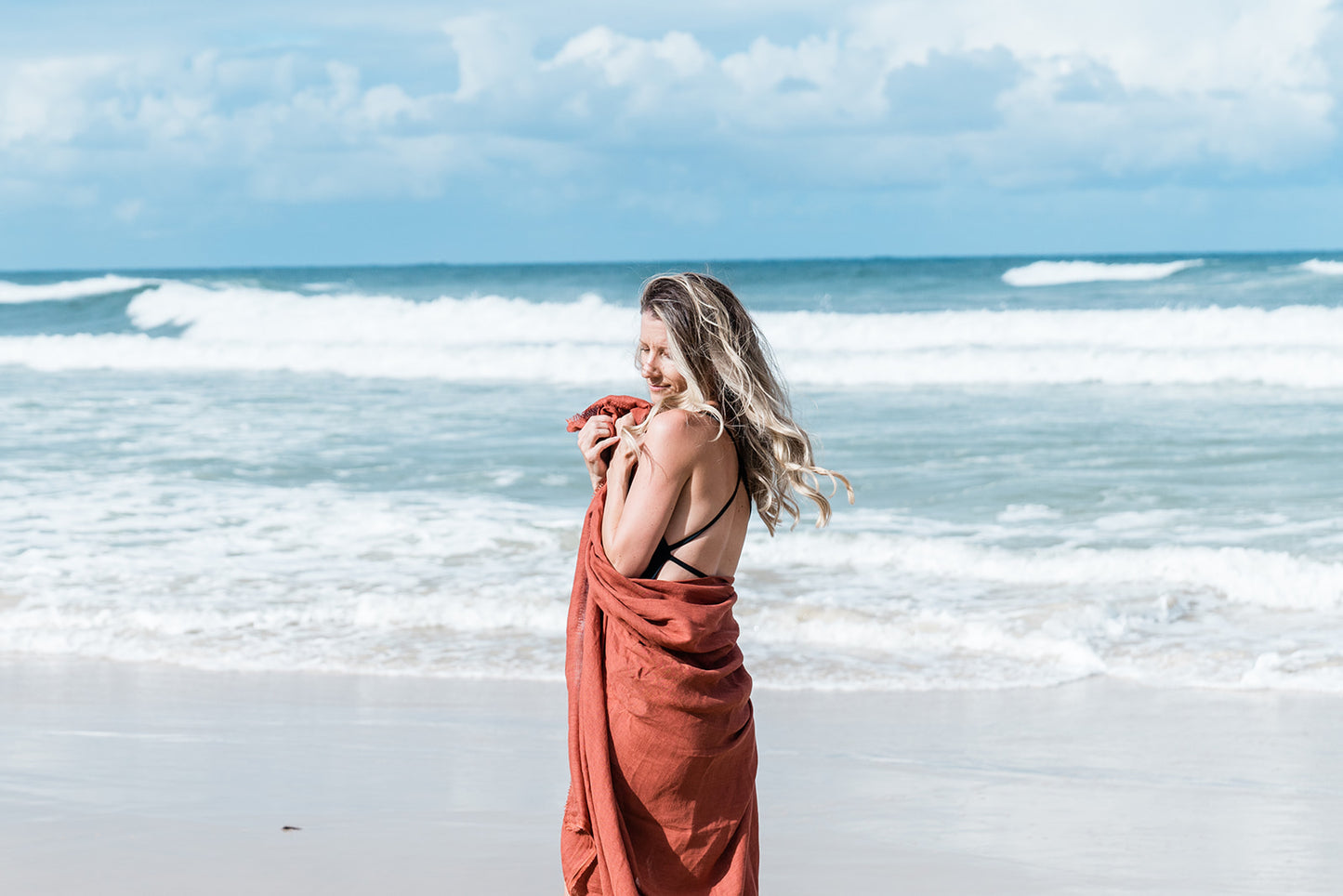 Fringed Sarong - Sienna