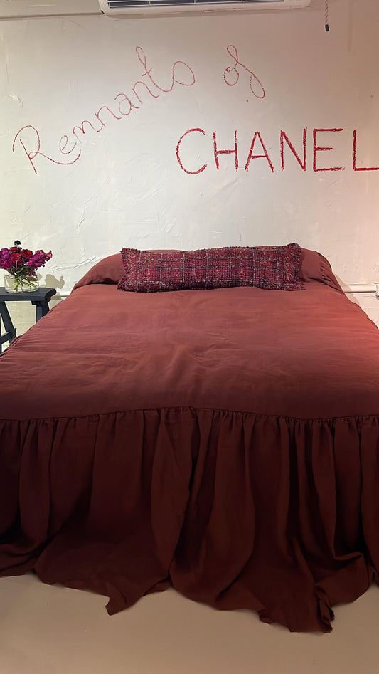 Remnants of Chanel - Moulin Rouge bedcover