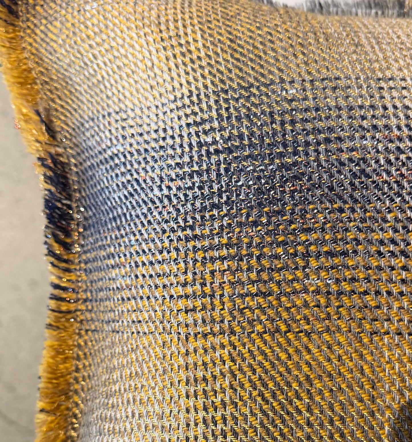 Remnants of Chanel 027 — navy + ochre