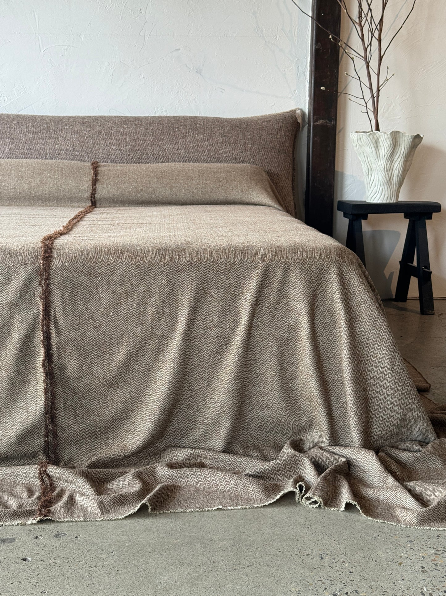 Italian Tweed wool blanket