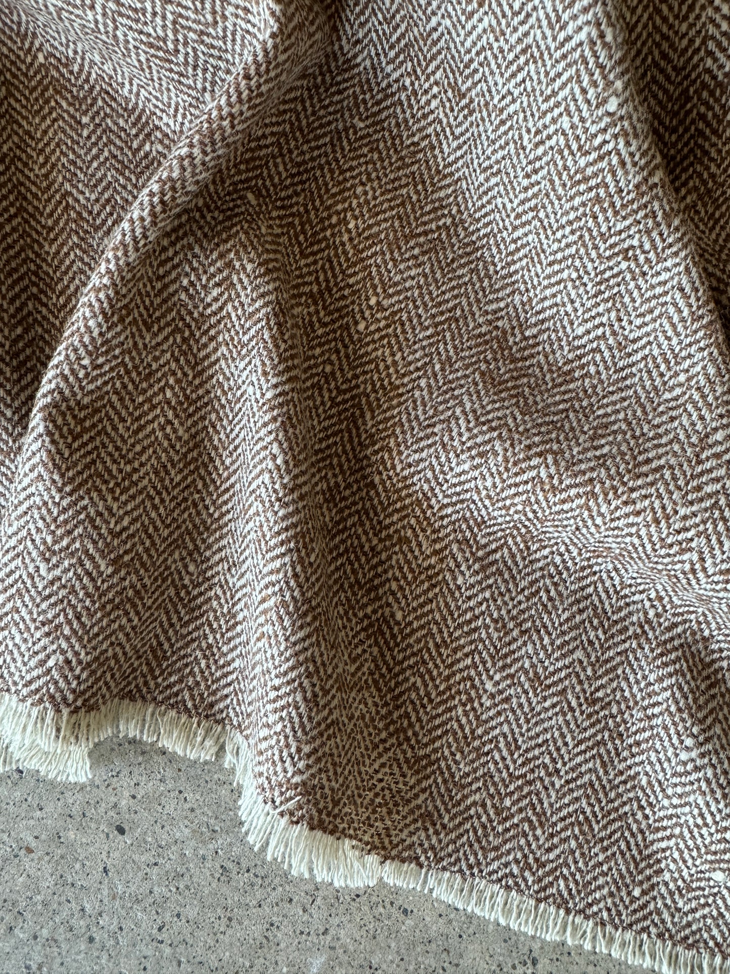 Italian Tweed wool blanket