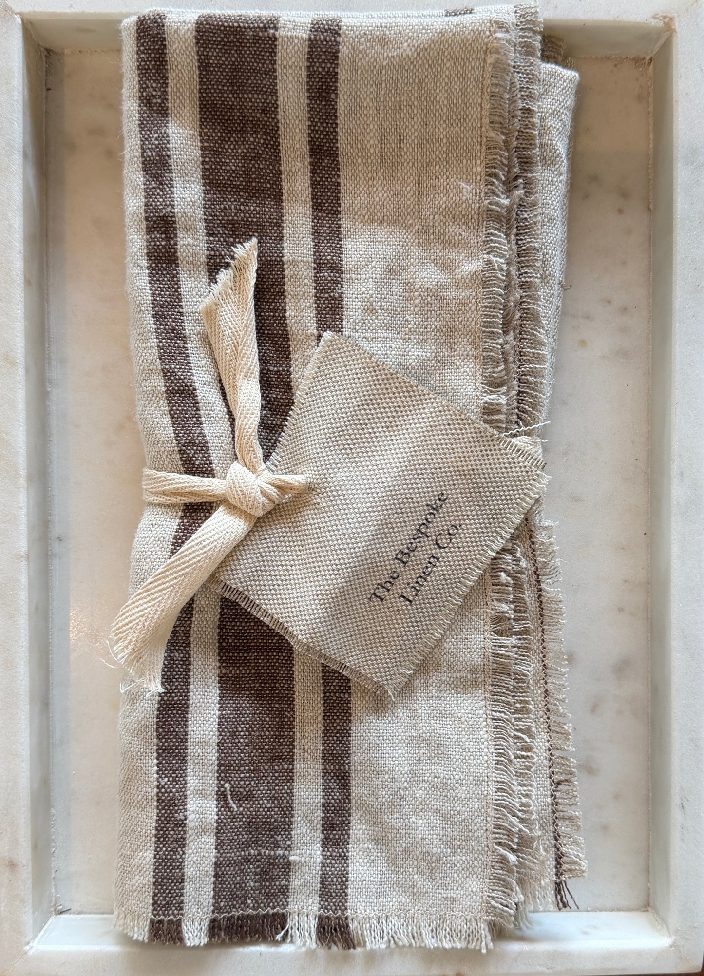 European Striped Napkins