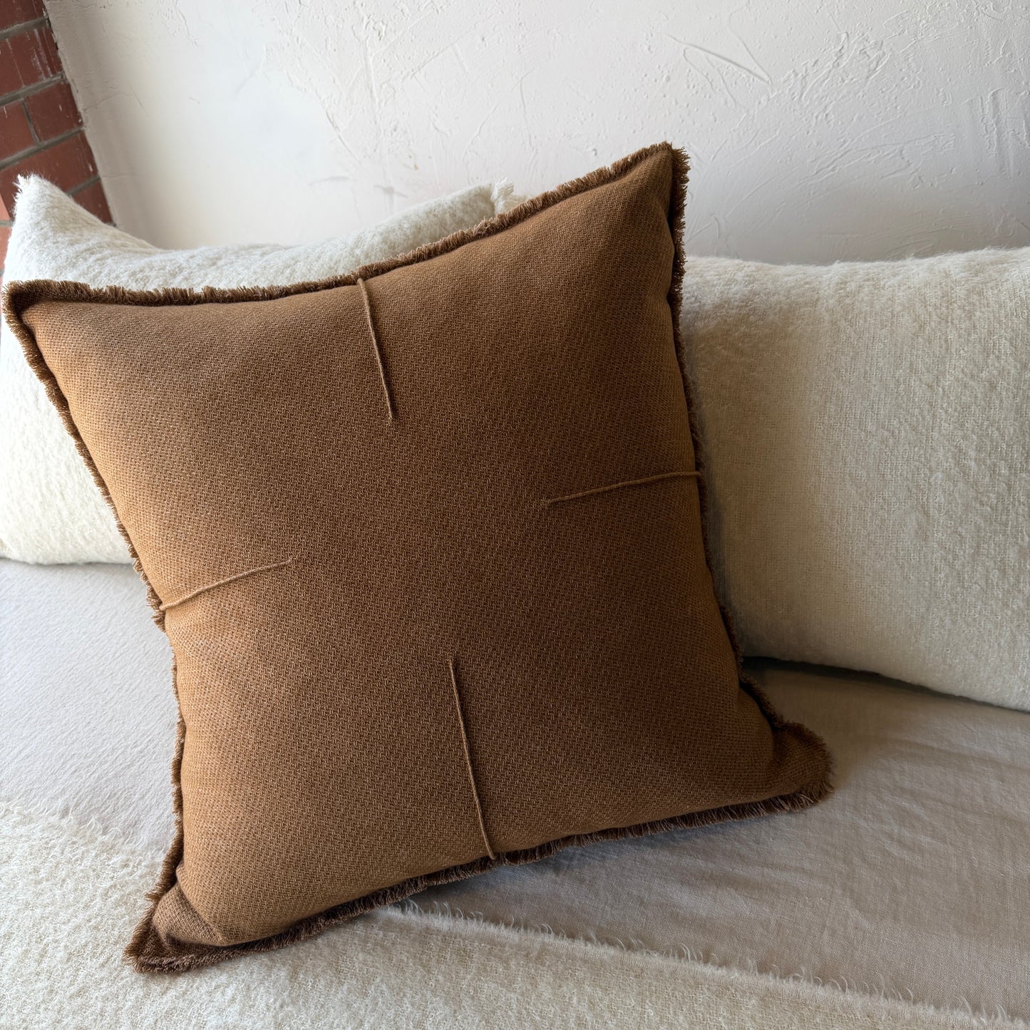 Remnants Series 022 — Italian wool cushion