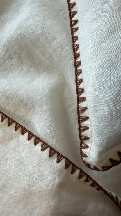Samosa Embroidered Flat sheets