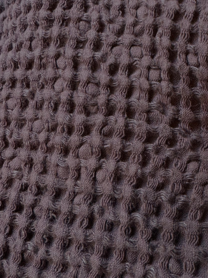 Waffle blanket - Mulberry