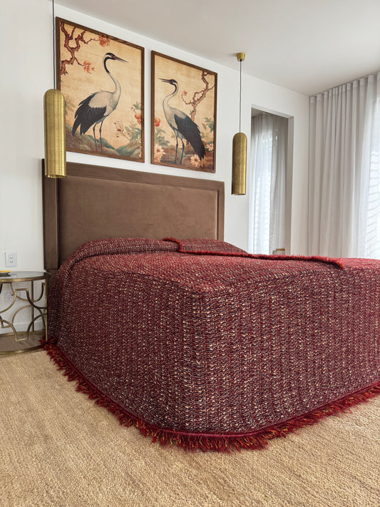 Remnants of Chanel Fitted Bedcover