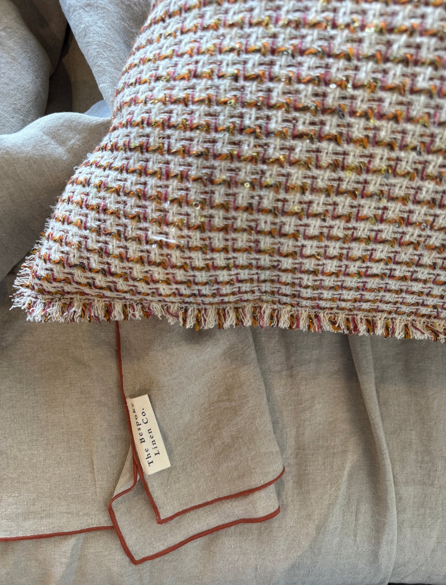 Remnants of Chanel -  Euro Cushion