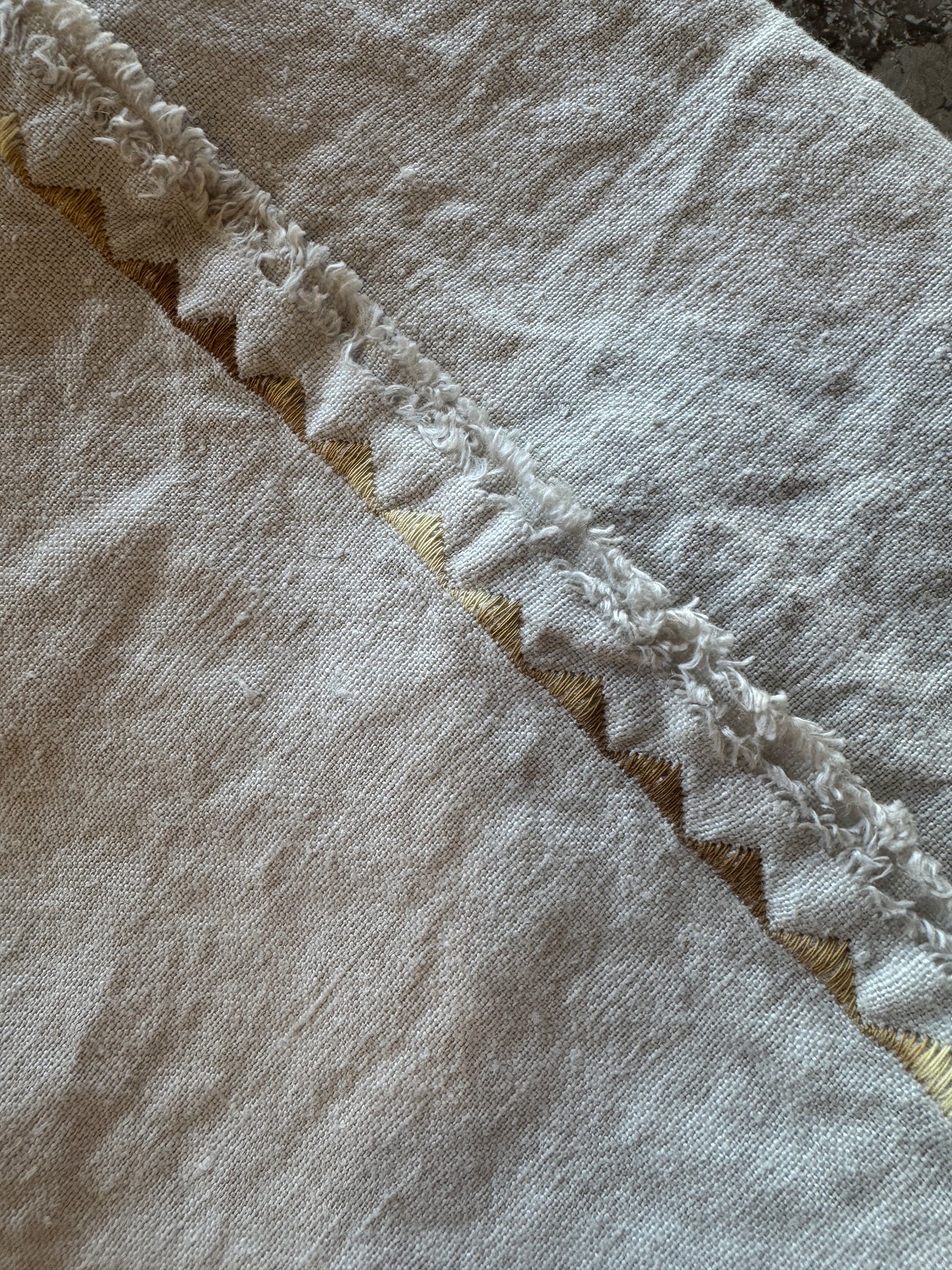 Custom embroidered sheets by Melìse Smith