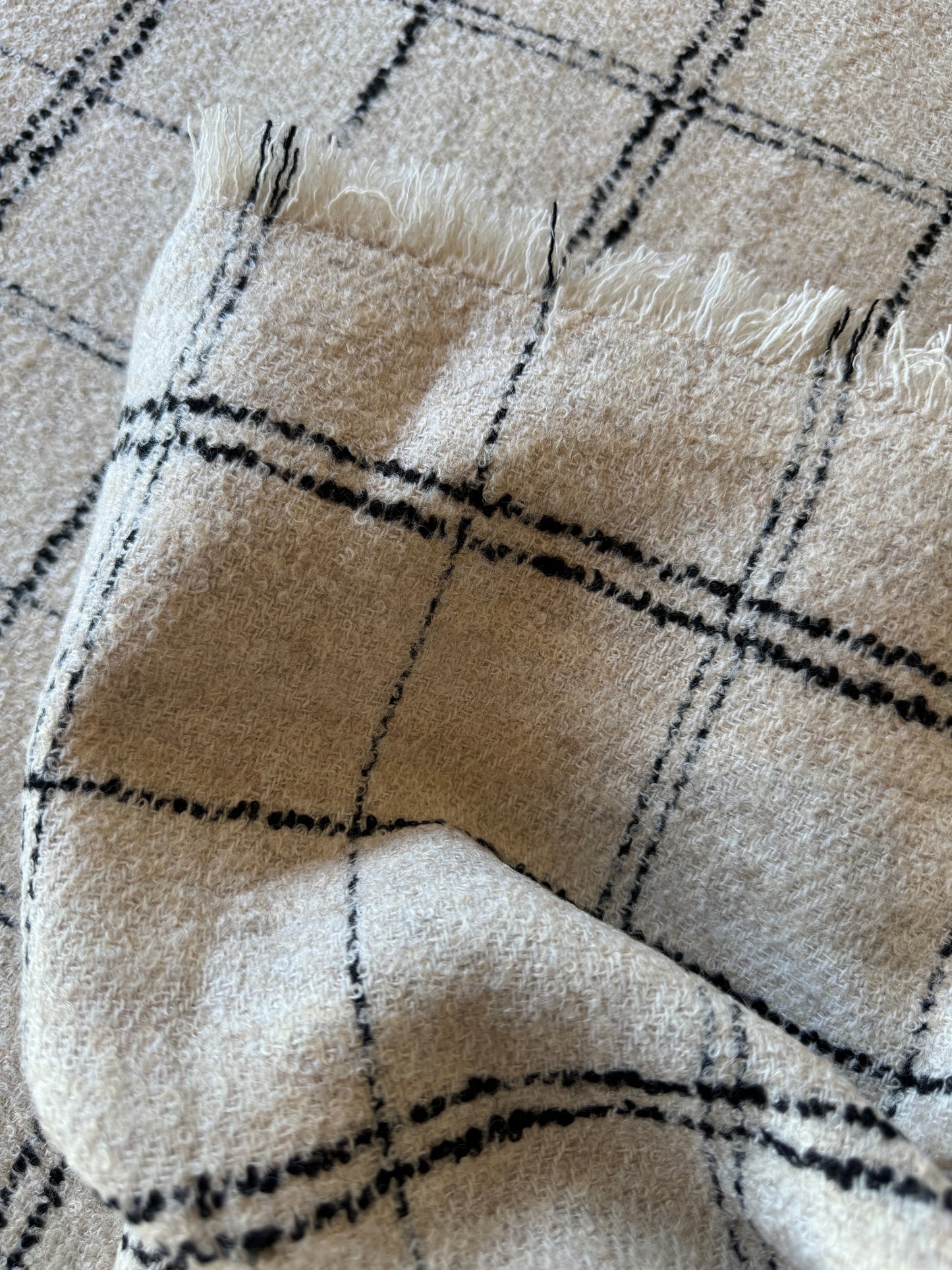 Remnants of Chanel - half blanket Boucle