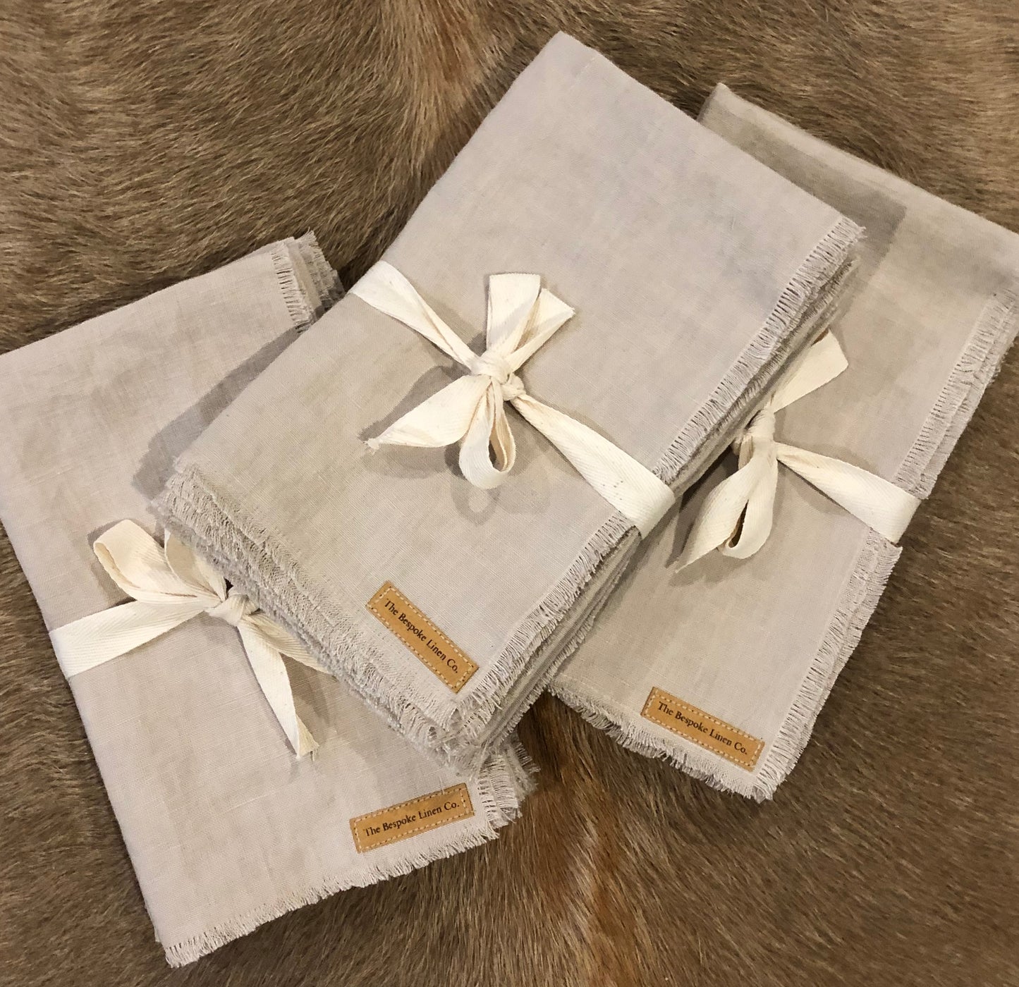 Traditional weave Napkin Set- Nude