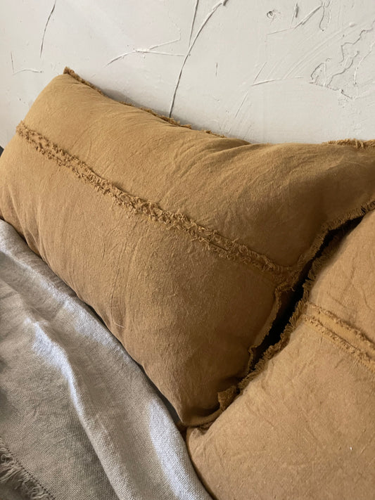 Stone washed Hemp King Pillow - TERRA
